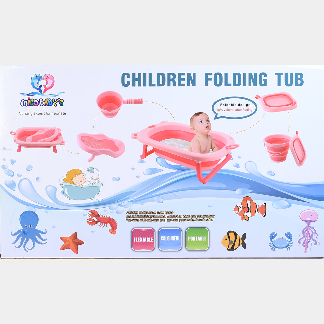 Children's Folding Bath set 5in1