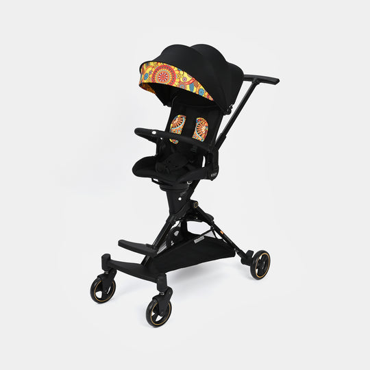 Convertible Premium Baby Stroller – 360° Rotating Seat, Foldable & Stylish