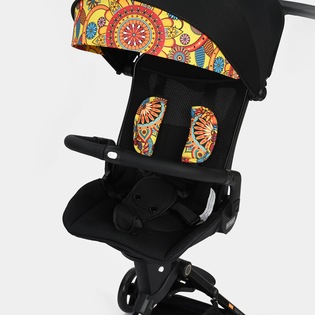 Convertible Premium Baby Stroller – 360° Rotating Seat, Foldable & Stylish