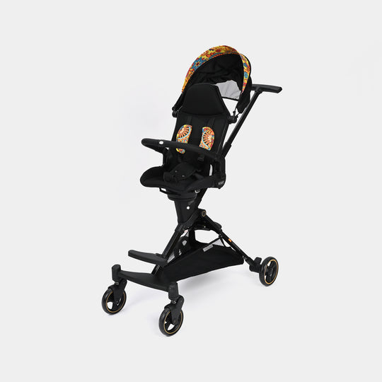 Convertible Premium Baby Stroller – 360° Rotating Seat, Foldable & Stylish