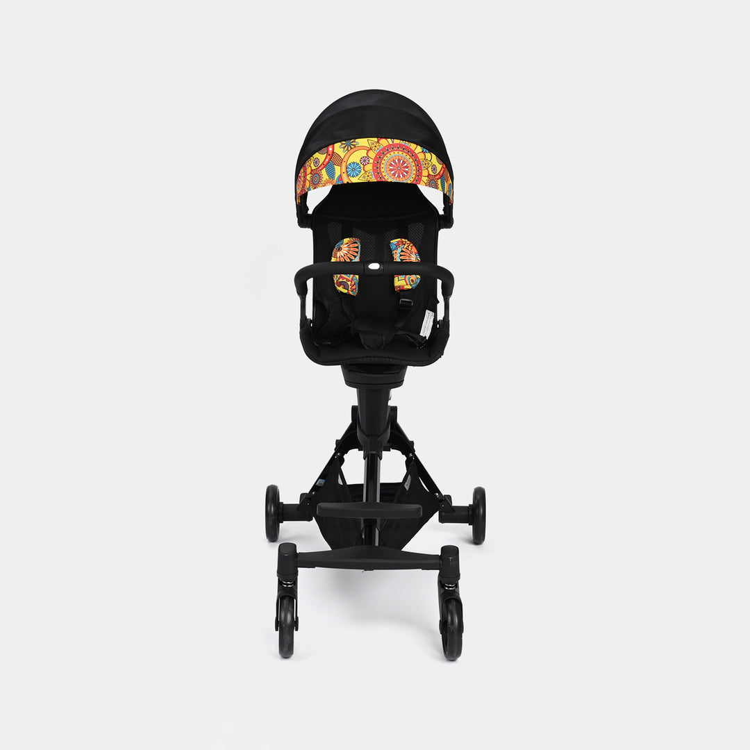 Convertible Premium Baby Stroller – 360° Rotating Seat, Foldable & Stylish