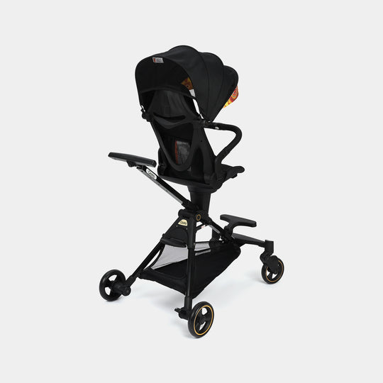 Convertible Premium Baby Stroller – 360° Rotating Seat, Foldable & Stylish