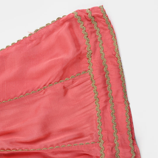 Girls Raw Silk 4Pcs Rashk-E- Chaman-Paradise Pink