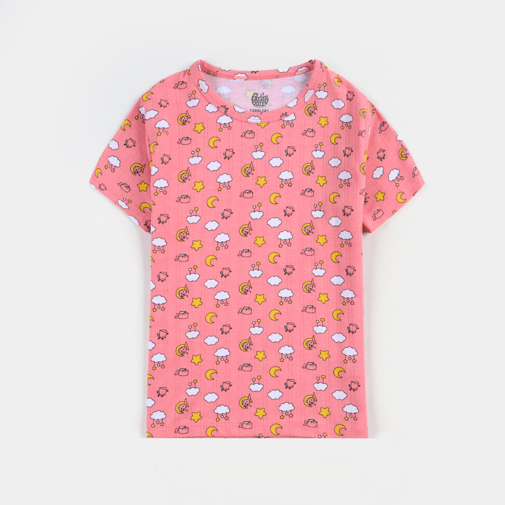 Boys Drop needle Knitted NightWear Clouds-Printed