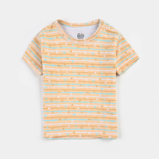 Infant Boys Drop needle Knitted NightWear-Striper