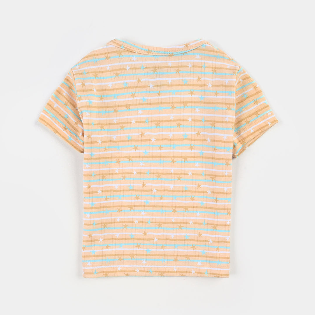 Infant Boys Drop needle Knitted NightWear-Striper