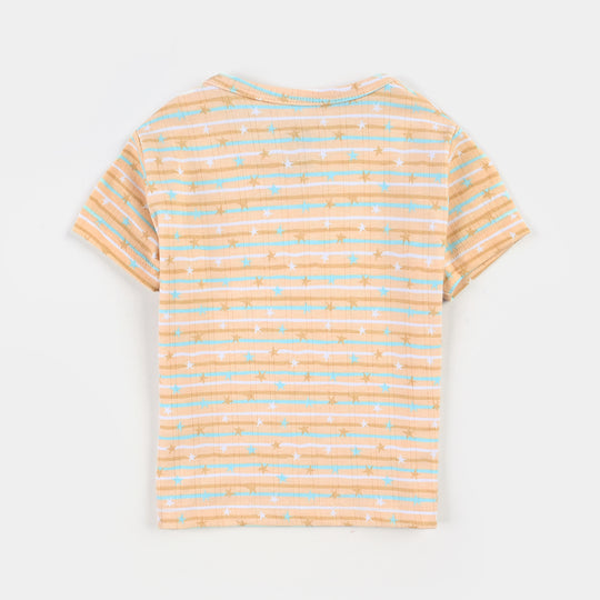 Infant Boys Drop needle Knitted NightWear-Striper