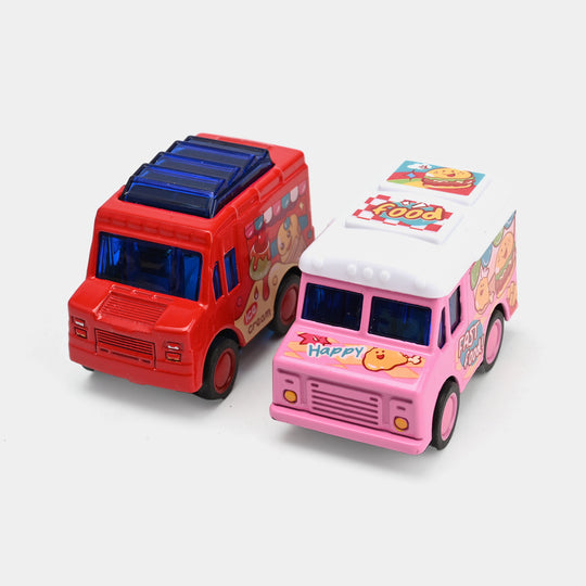 Alloy Pull Back Car 4PCs For Kids