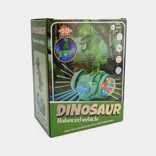 Dinosaur Balanced Vehicle With Light & Music For Kids