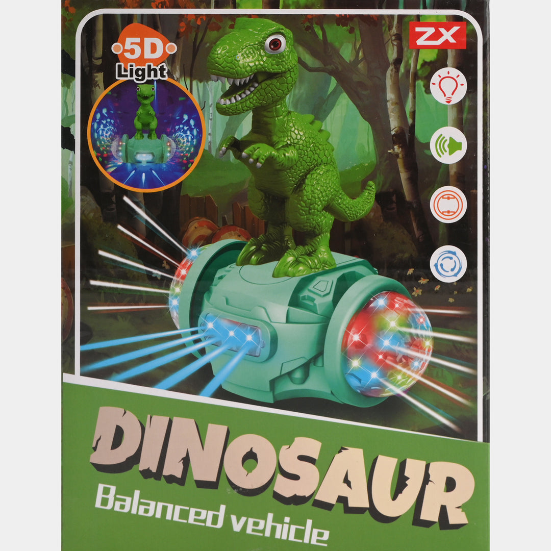 Dinosaur Balanced Vehicle With Light & Music For Kids