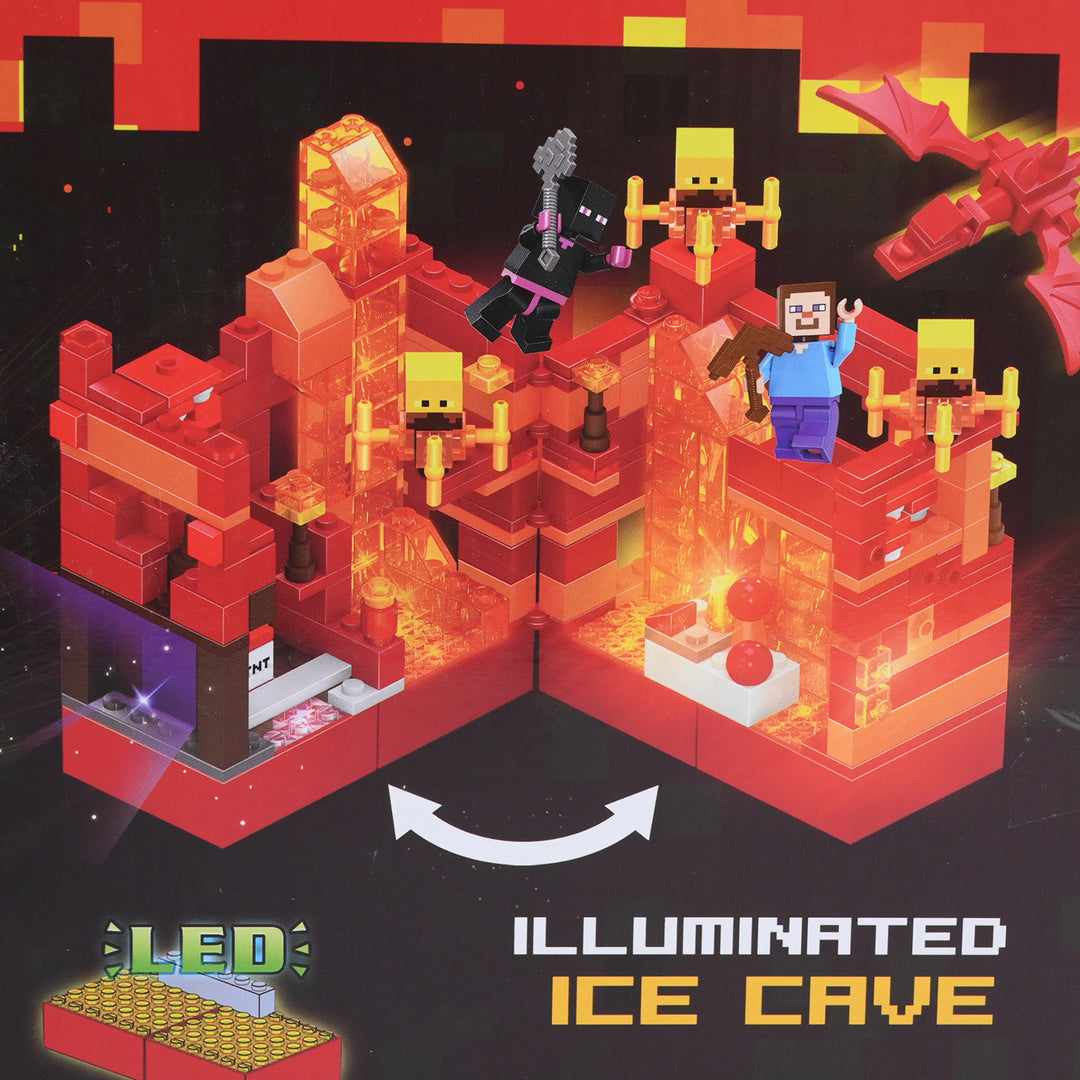 Minecraft Light Block Building Set – 356 Pcs with LED Glow