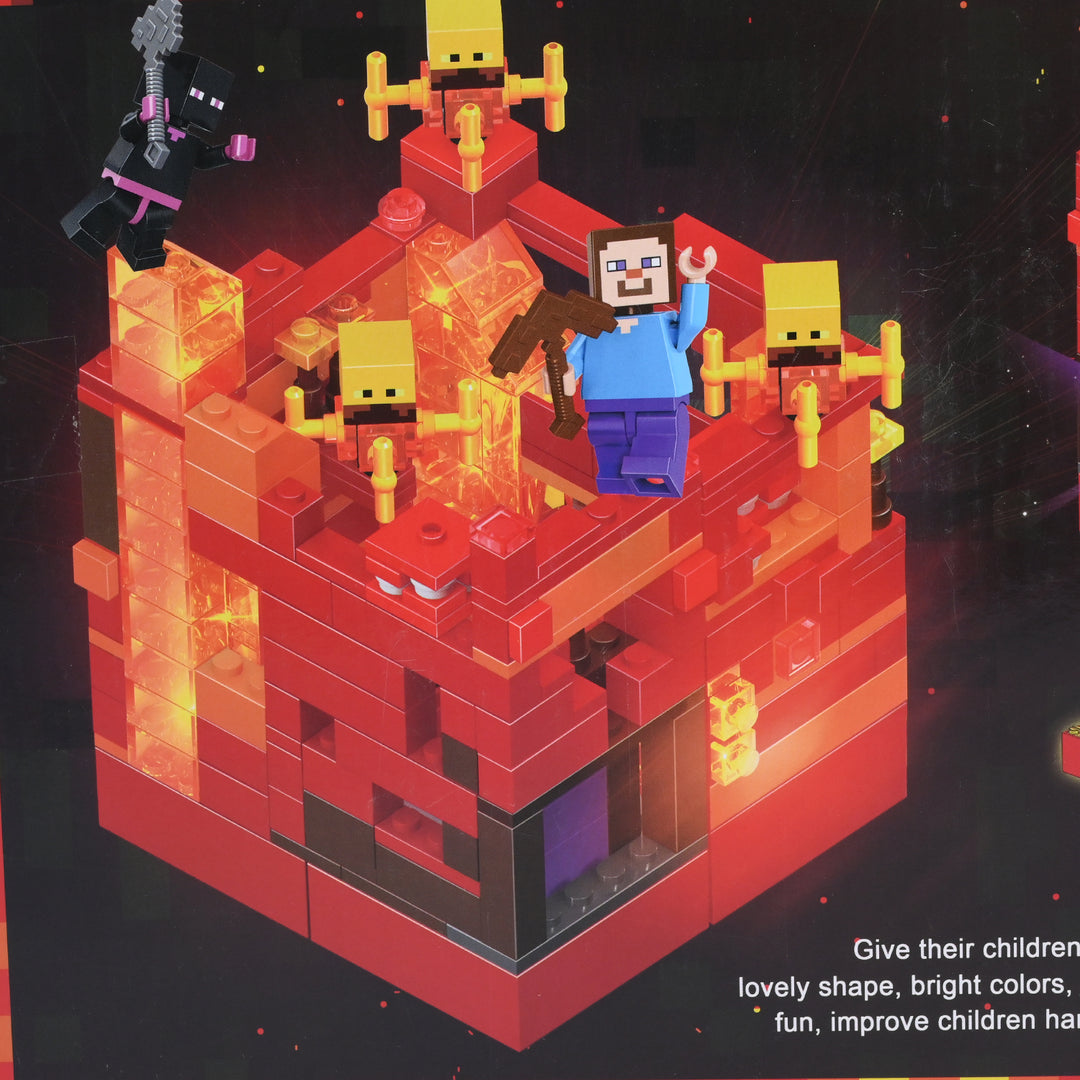 Minecraft Light Block Building Set – 356 Pcs with LED Glow