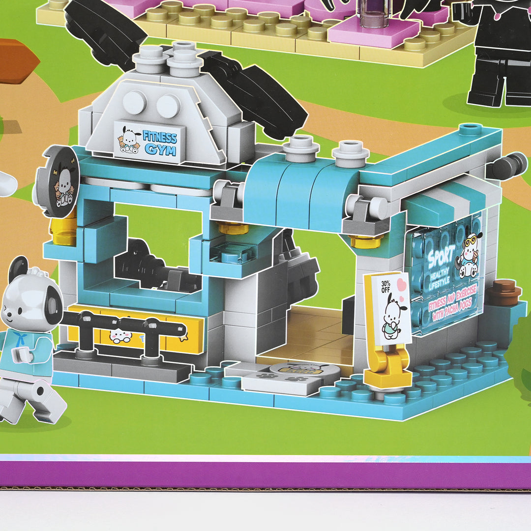4-in-1 Themed Amusement Park Construction Toy Set