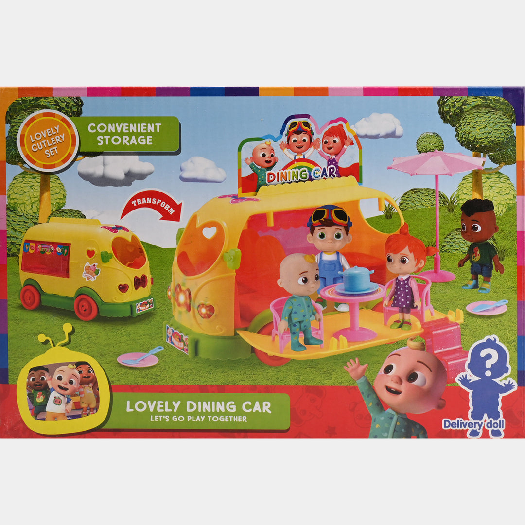 Dining Car Family Playtime Toy Set