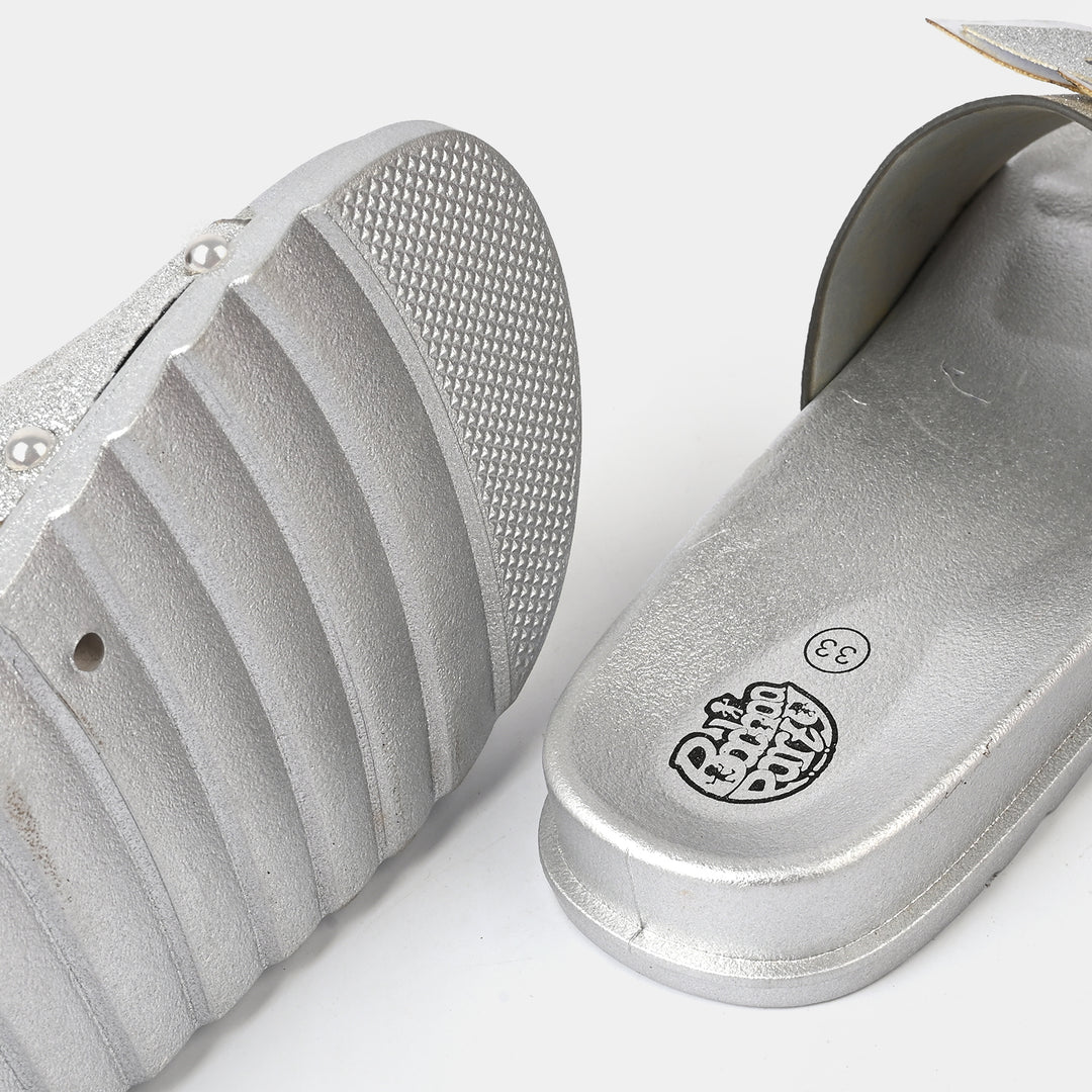 Girls Slide K-03-SILVER