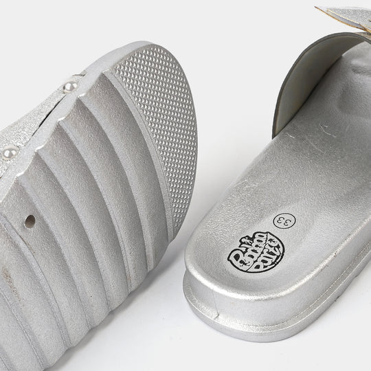 Girls Slide K-03-SILVER