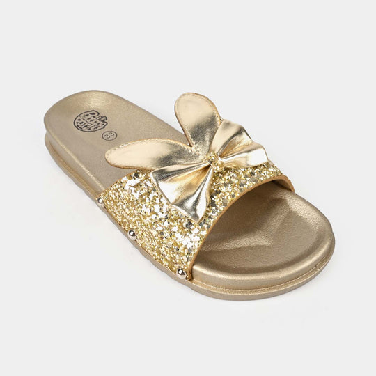 Girls Slide K-04-GOLDEN