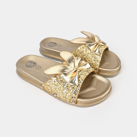 Girls Slide K-04-GOLDEN