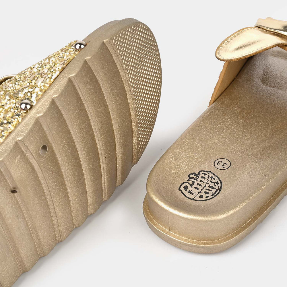 Girls Slide K-04-GOLDEN