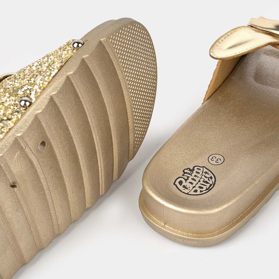 Girls Slide K-04-GOLDEN