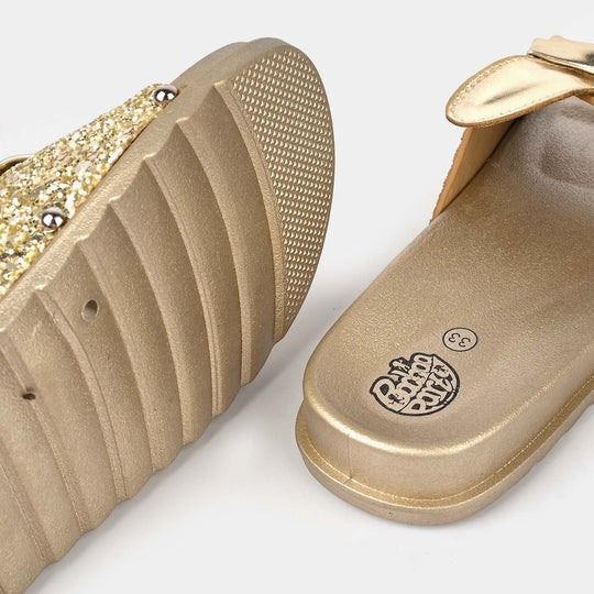 Girls Slide K-04-GOLDEN