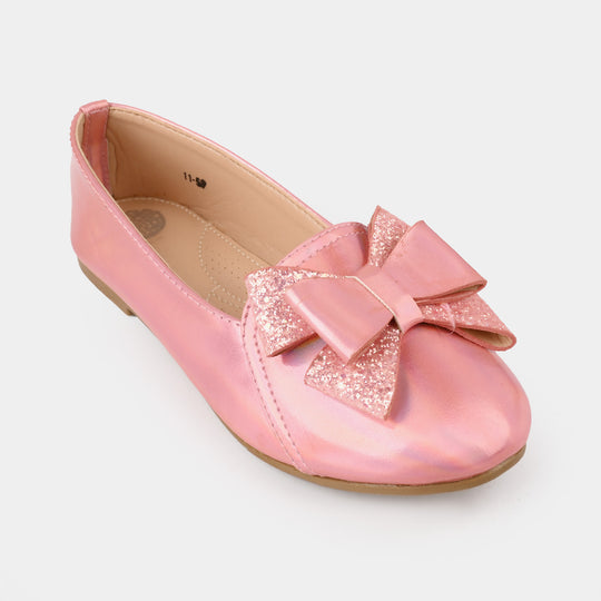 Girls Pumps 11-59-Peach