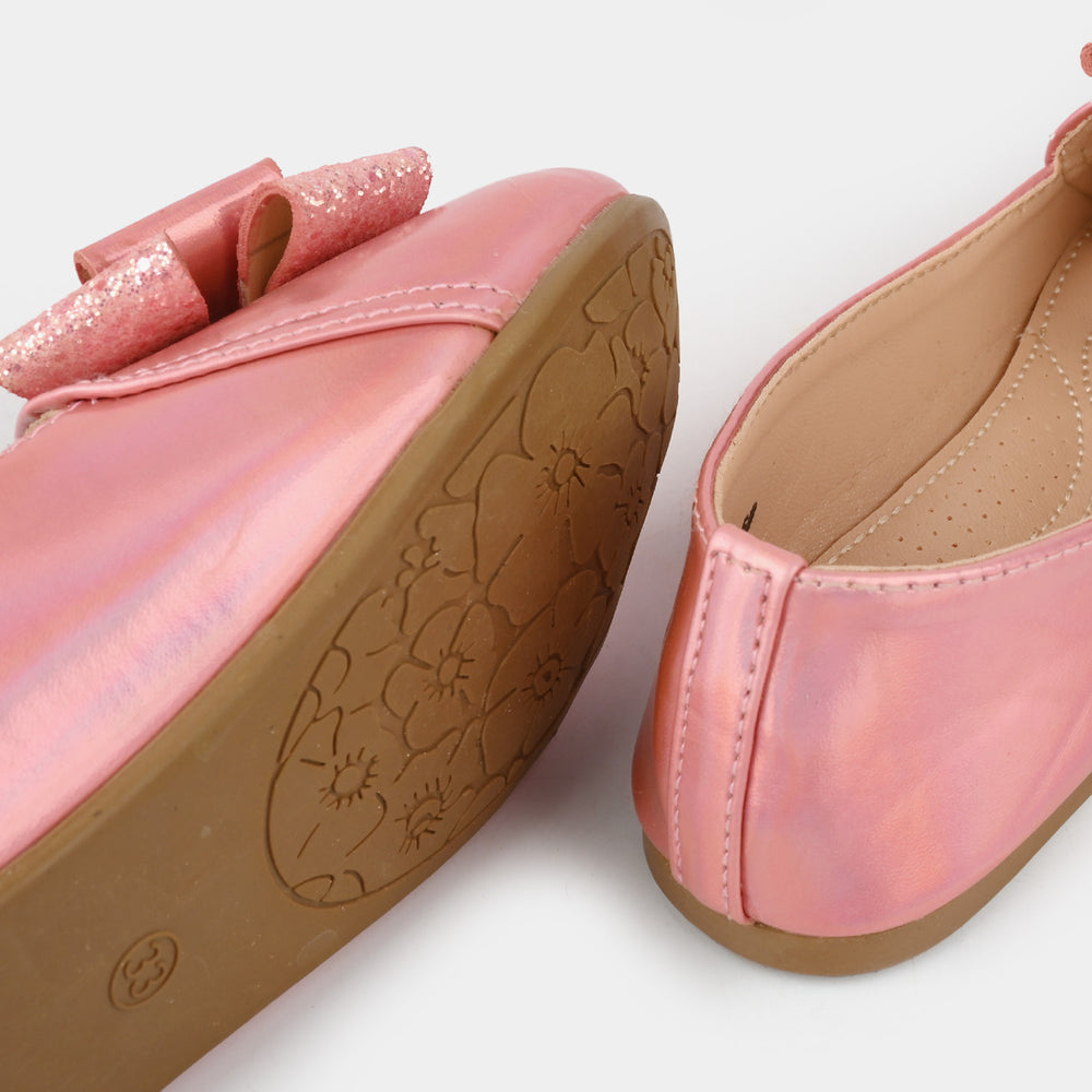 Girls Pumps 11-59-Peach