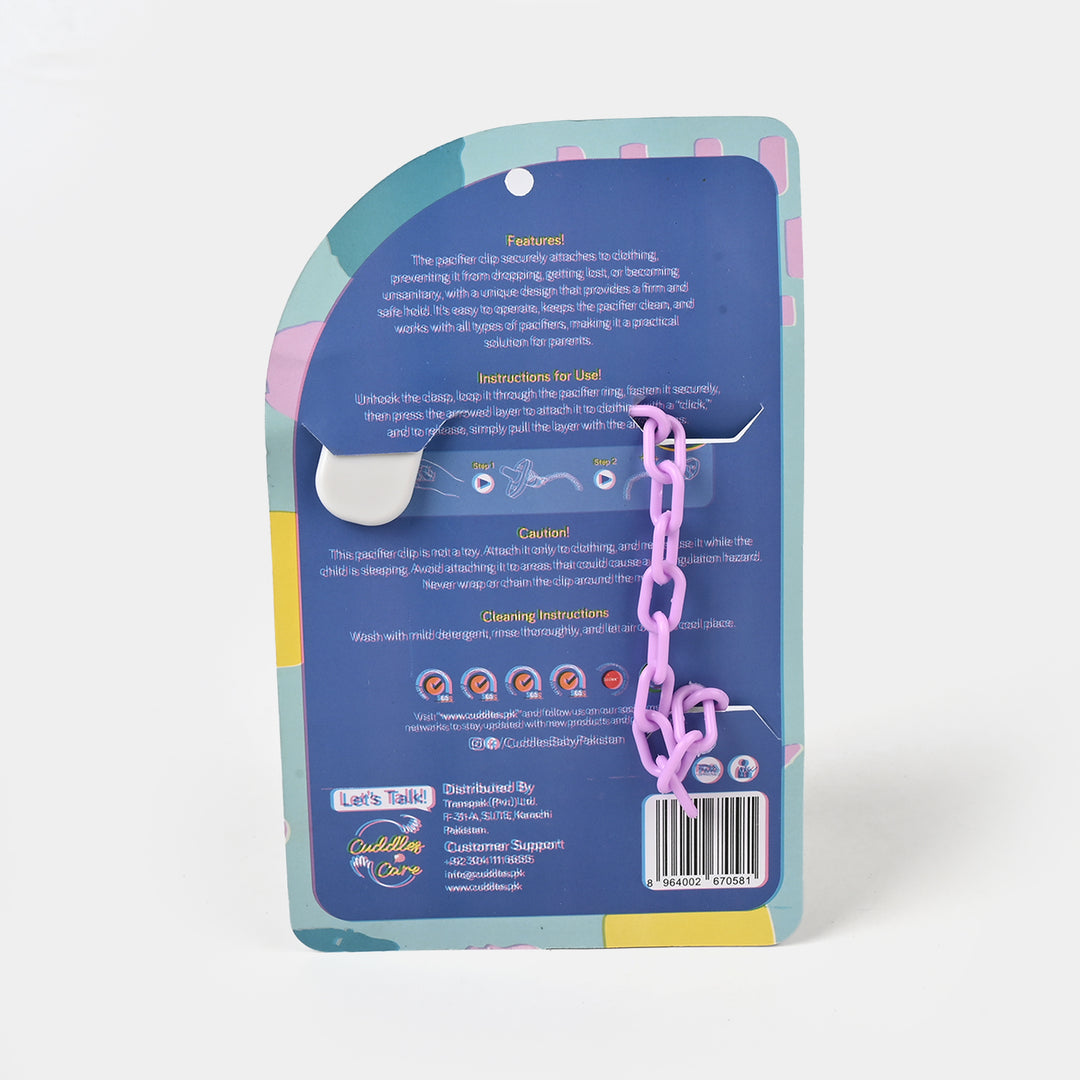 Baby Pacifier Clip with Chain