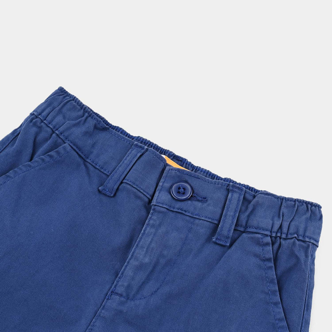 Boys Denim Stretch Twill Short Champ-Navy Blue