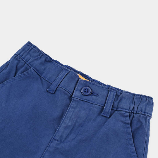 Boys Denim Stretch Twill Short Champ-Navy Blue