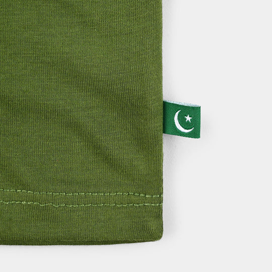 Boys Poly Cotton Jersey T-Shirt H/S ARZ-E-PAKISTAN