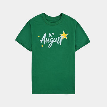 Unisex Poly Cotton Jersey T-Shirt H/S SHINING STAR-Joly Green