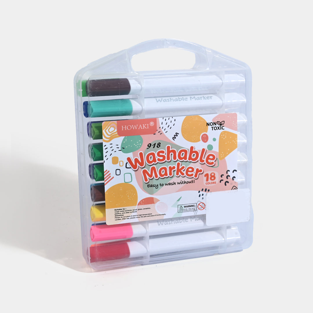 Colorful Washable Markers | 18