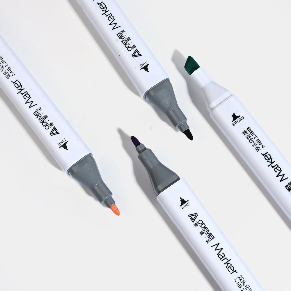 DOUBLE SIDED MARKER MULTICOLOR | 18PCS