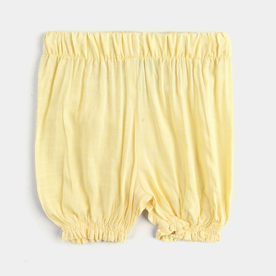 Infant Girls Cotton Jacquard 2 PC Lemon Chic-Lemon