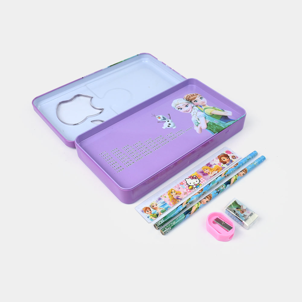 Stationary Pencil Box Metal for Kids