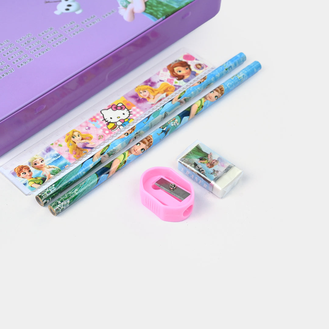 Stationary Pencil Box Metal for Kids