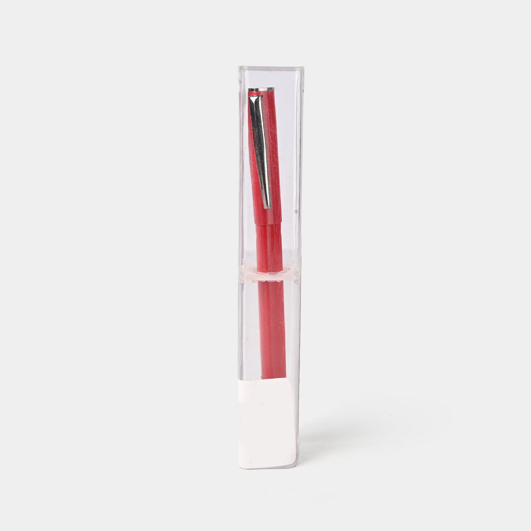 Fancy Fountain Ink Pen with Plastic Case