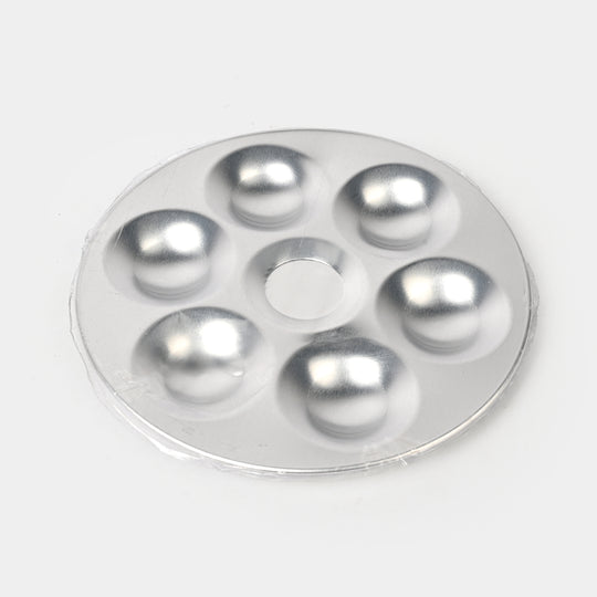 Aluminum Paint Palette | 6-Well Mixing Tray
