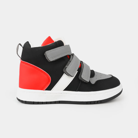 Boys Boots 126-13-Black/Grey