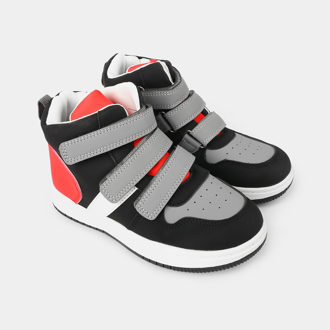 Boys Boots 126-13-Black/Grey