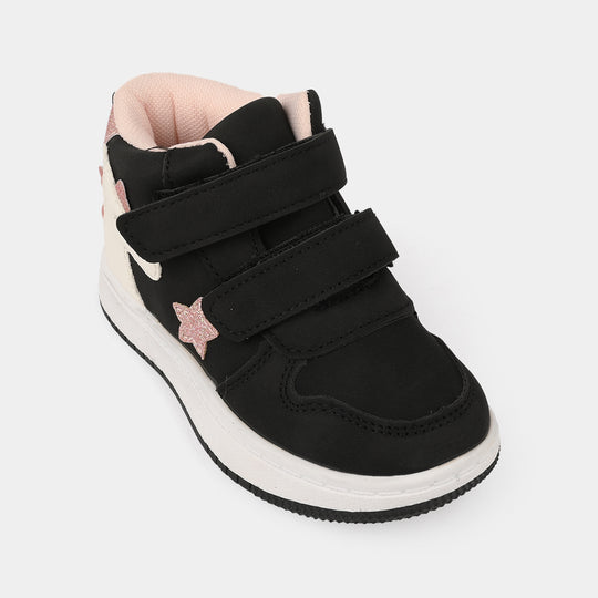 Girls Boots 126-15-Black.Pink