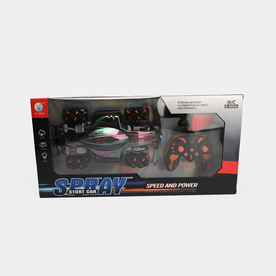Remote Control Mist Spray Stunt Car With Battery 6 Functions