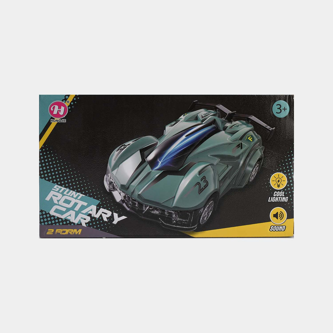 Electric Stunt Spinning Racing Car For Kids