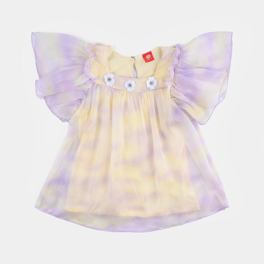 Girls Chiffon Top-Multi