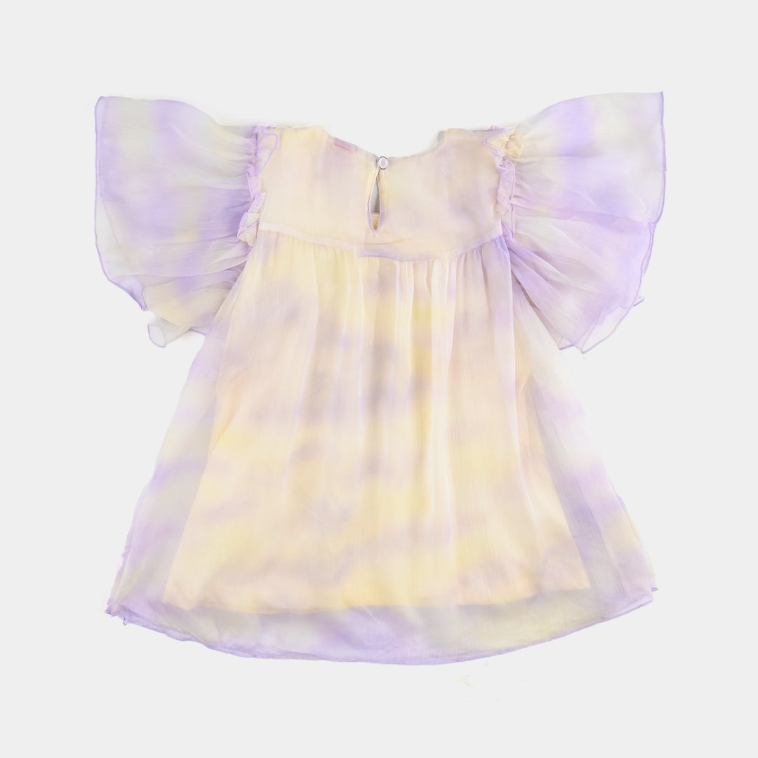Girls Chiffon Top-Multi
