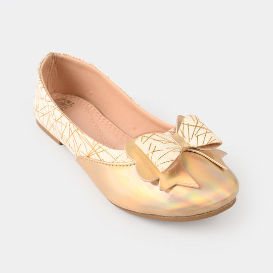 Girls Pumps 1340 - Golden