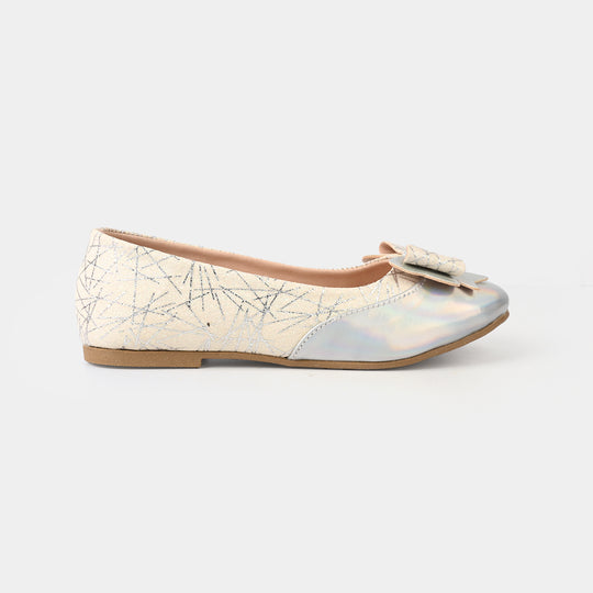 Girls Pumps 1340 - SILVER