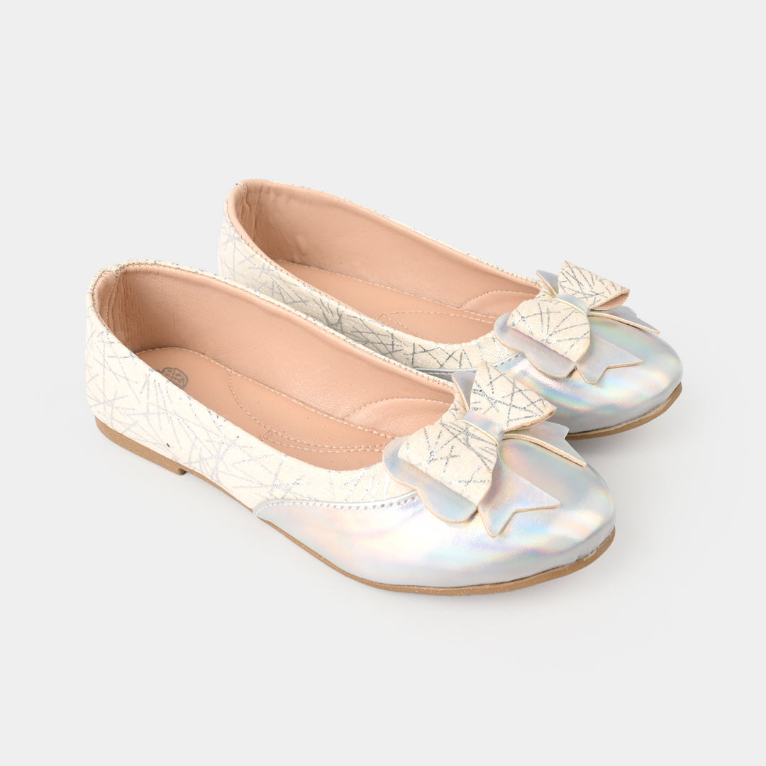 Girls Pumps 1340 - SILVER