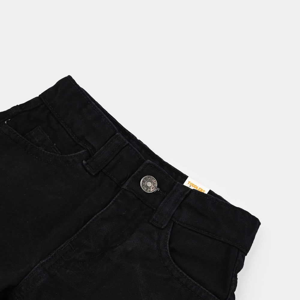 Boys Denim rigid Short Power Basic-BLACK